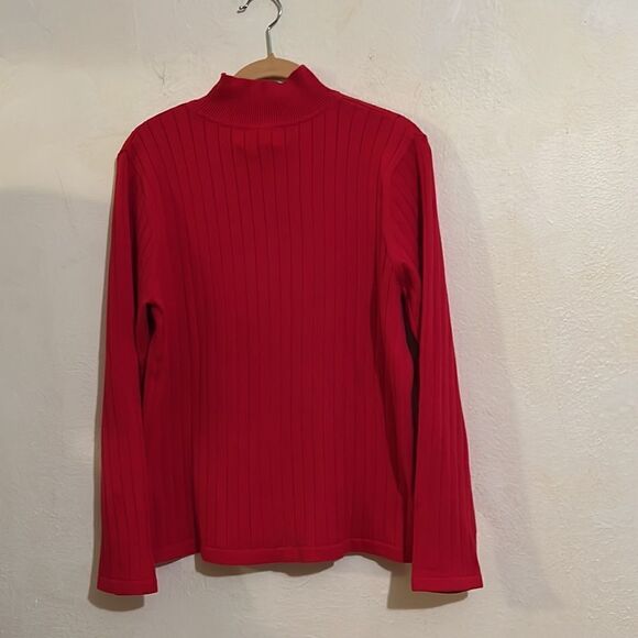 Vintage Westbound Red Christmas  Sweater With Lots Of Charms In A Tree Shape  M - Picture 6 of 6